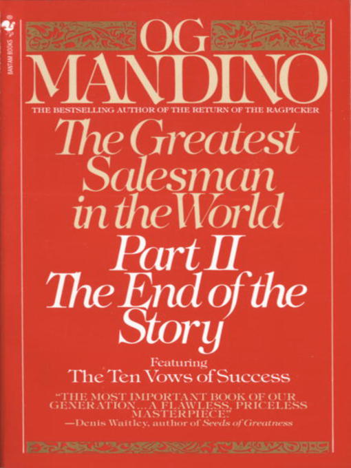 Title details for The Greatest Salesman in the World, Part II by Og Mandino - Wait list